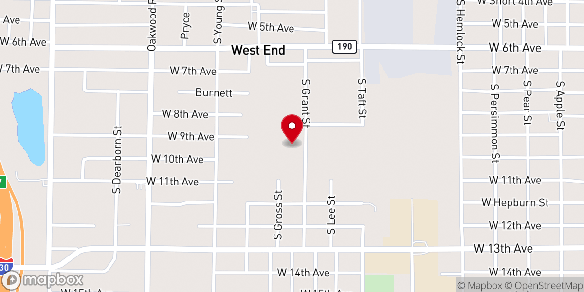 Map showing location of Mt Carmel MBC