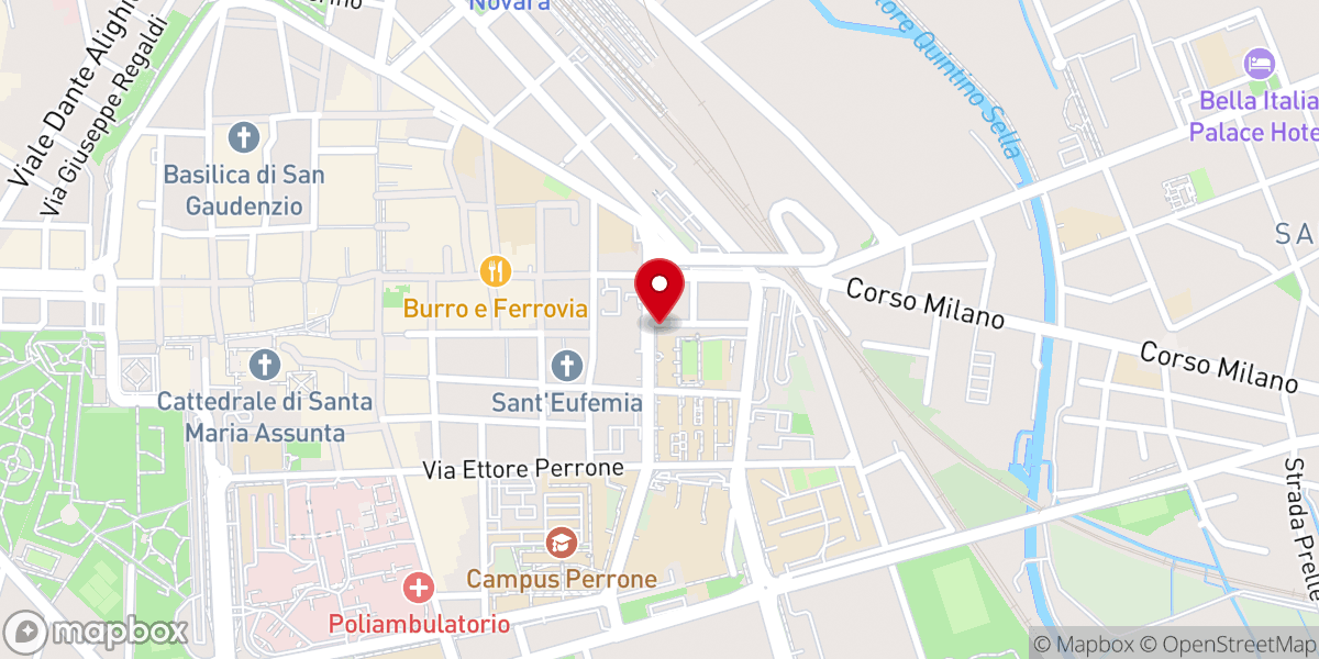 Map showing location of Santuario di Maria Ausiliatrice