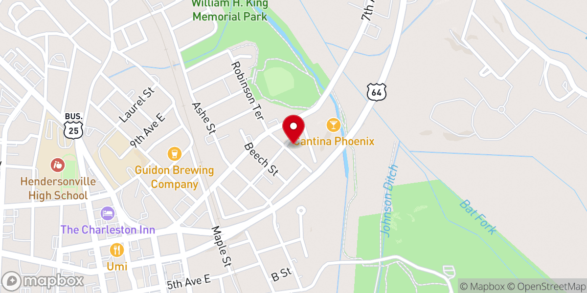 Map showing location of Life Center Church of God in Christ
