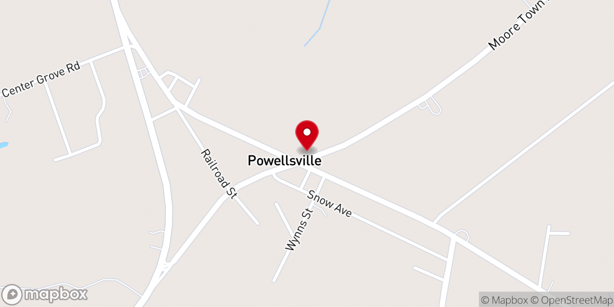 Map showing location of United States Postal Service
