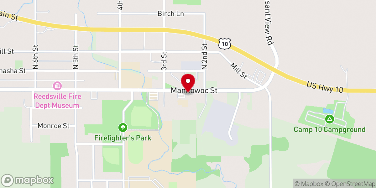 Map showing location of St John-St James Lutheran Church & School