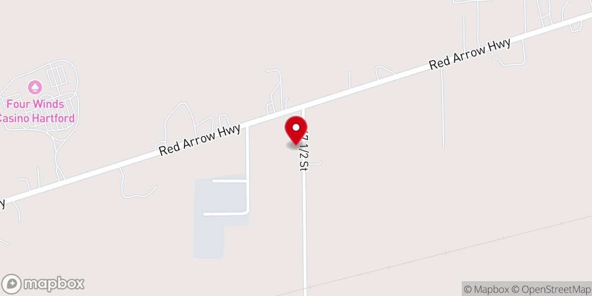 Map showing location of Gospel Lighthouse Church