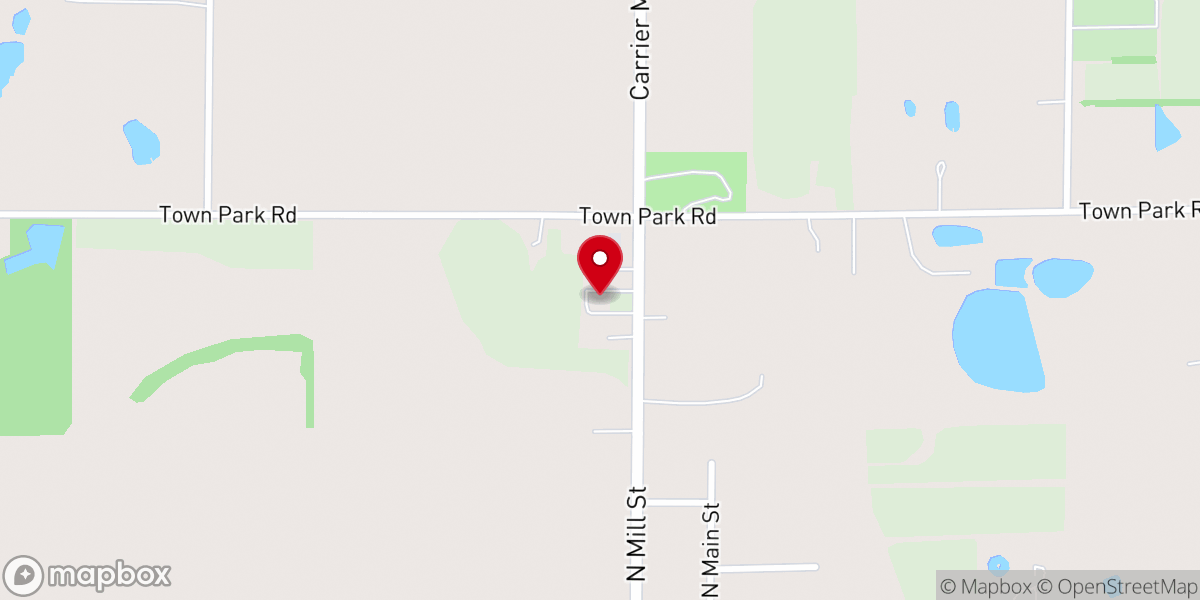 Map showing location of First Church Of God