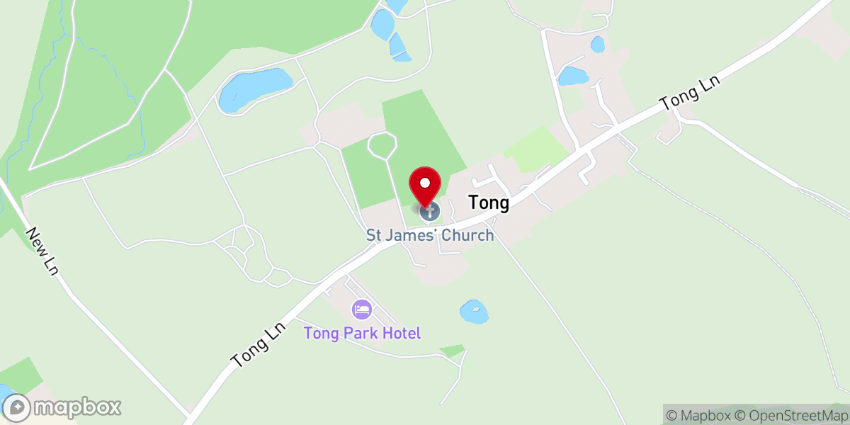 Map showing location of St James, Tong