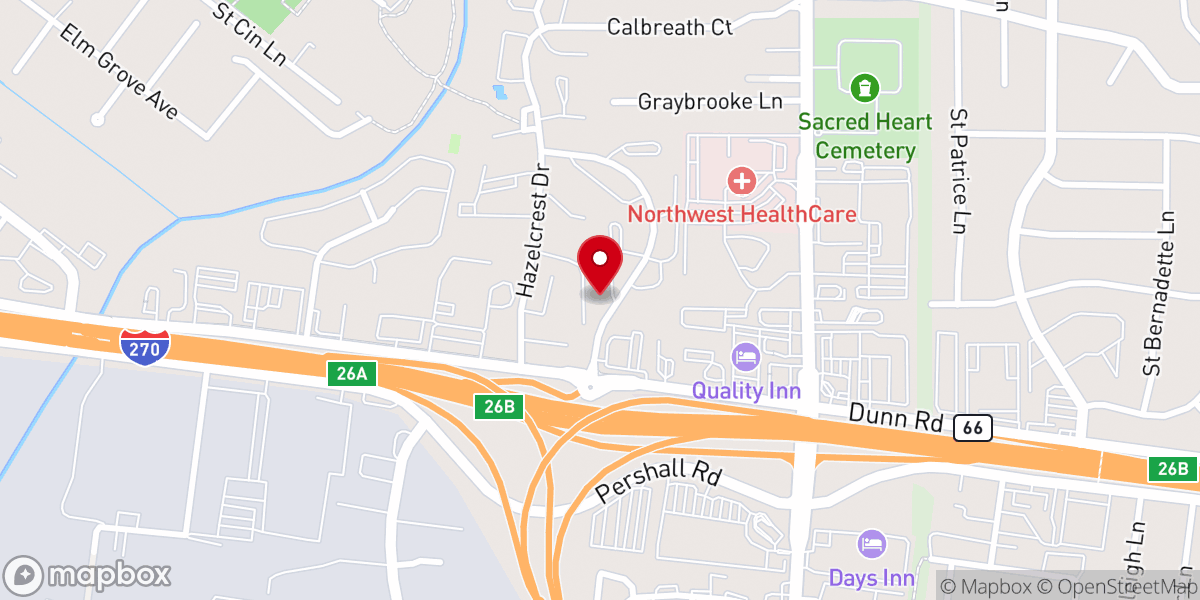 Map showing location of Vinson Ministries Inc