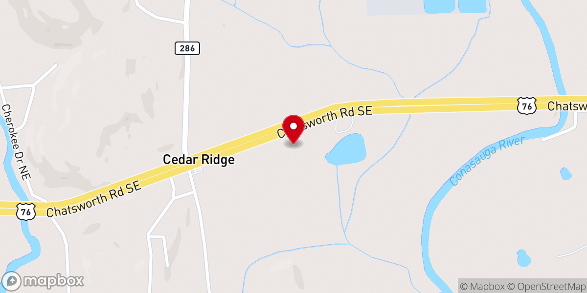 Map showing location of City View Church of God