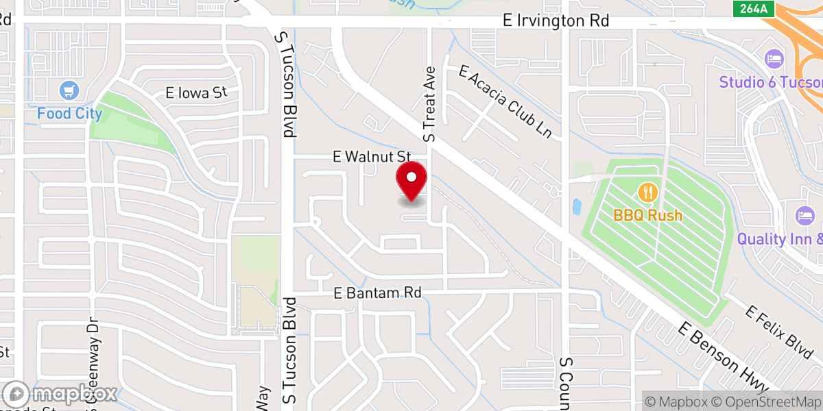 Map showing location of Calvary Bible Way Churches Inc