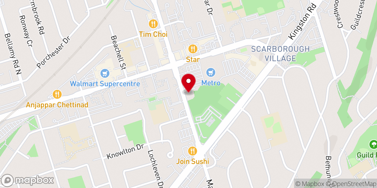 Map showing location of Christ Church Cares