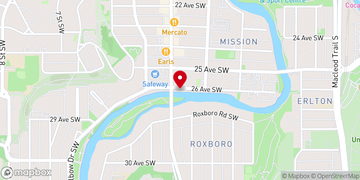 Map showing location of Mission Kaleidoscope