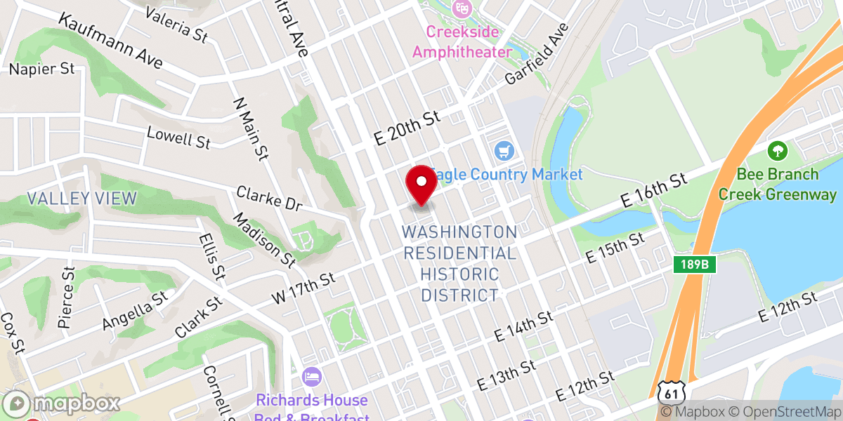 Map showing location of Chapel 1795