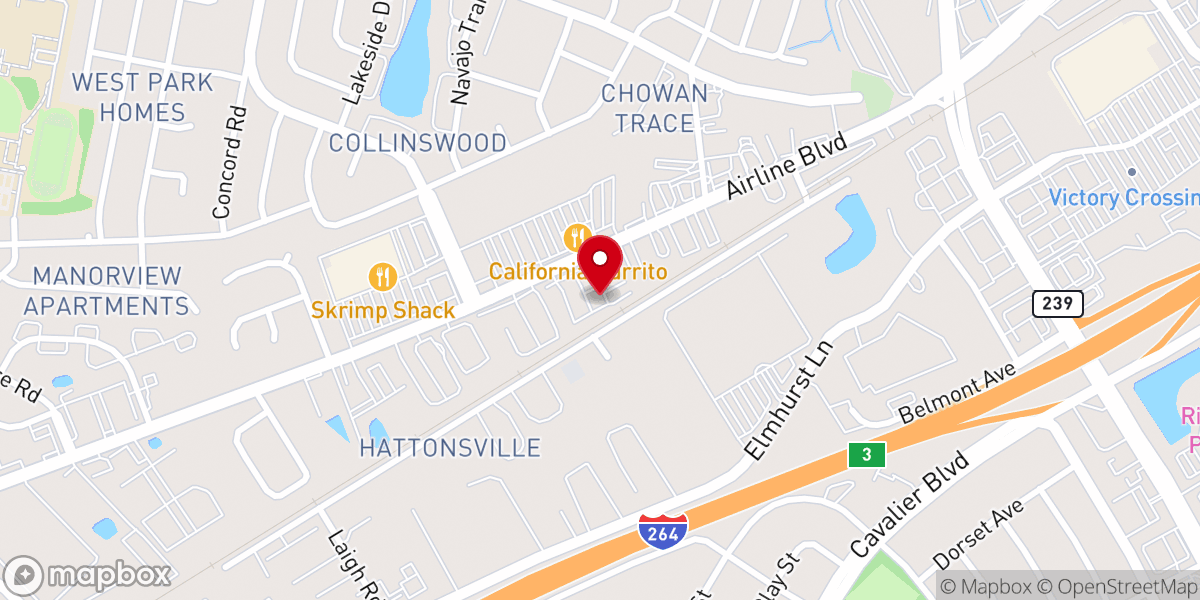 Map showing location of Faith Tabernacle Apostolic Holiness Church