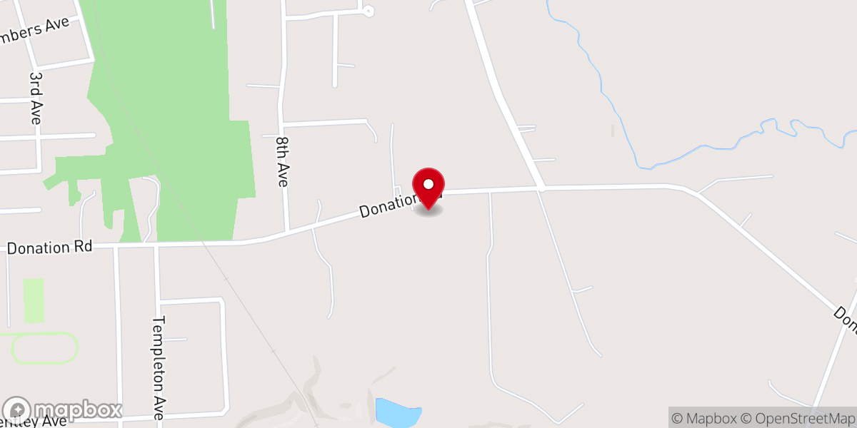 Map showing location of Grace Baptist Church
