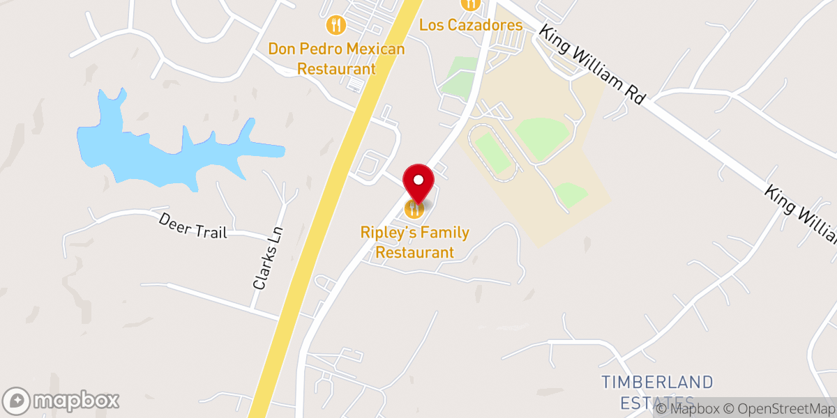 Map showing location of Twin Rivers Community Church