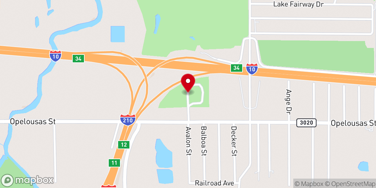 Map showing location of Mallard Junction park