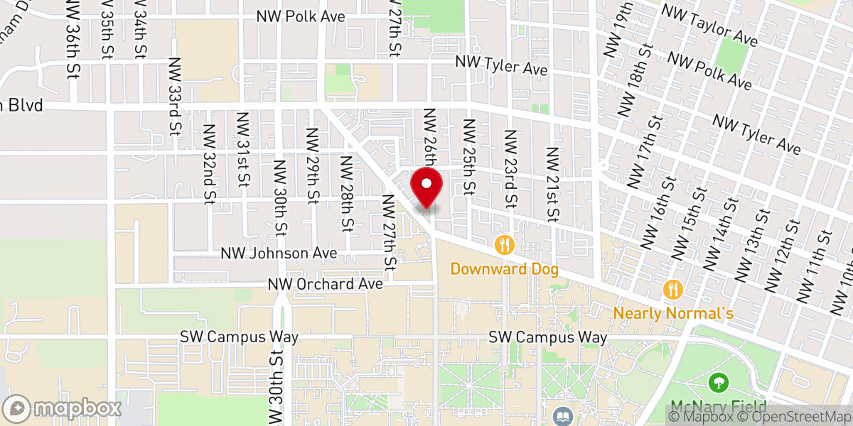 Map showing location of Saint Anselm of Canterbury - Episcopal Campus Ministry