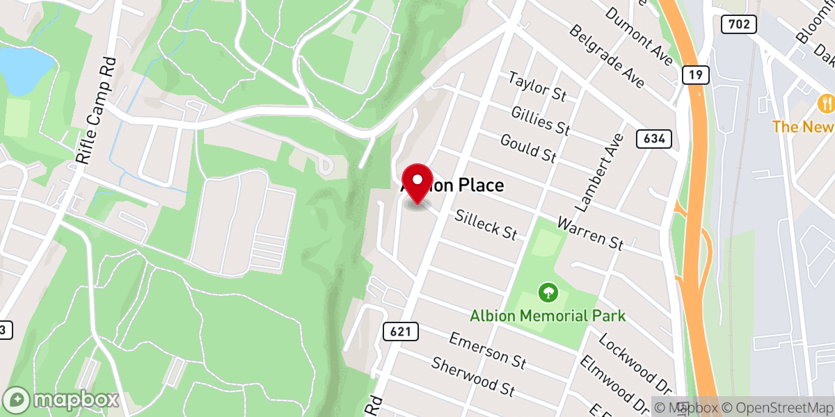 Map showing location of Iglesia Pentecostal Bendiciendo a las Almas