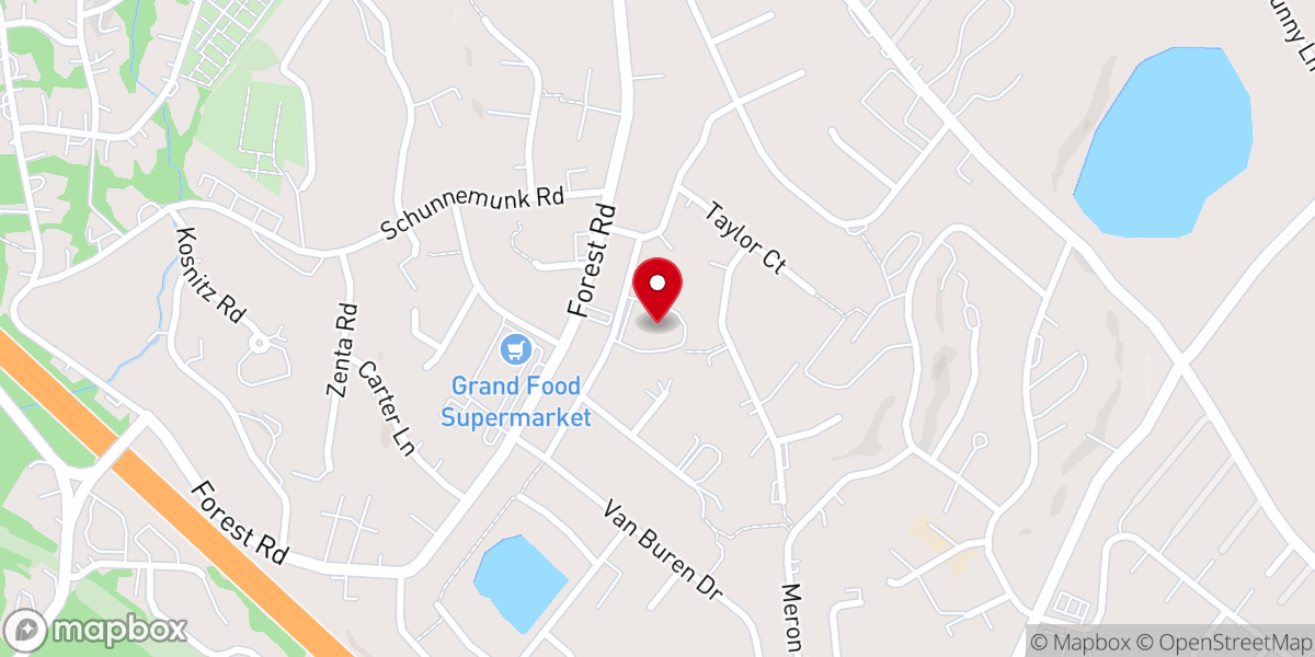 Map showing location of Kollel Ohula Shel Torah