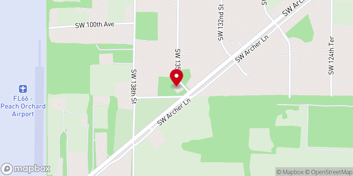 Map showing location of Bible Truth Chapel
