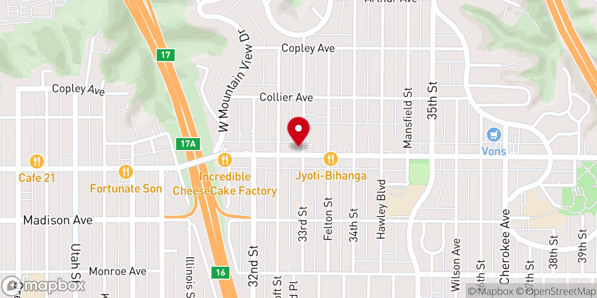 Map showing location of Tfi Inc