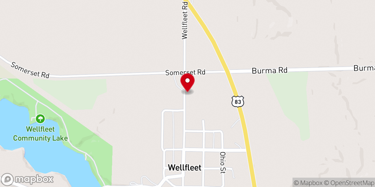 Map showing location of Saint William Catholic Church