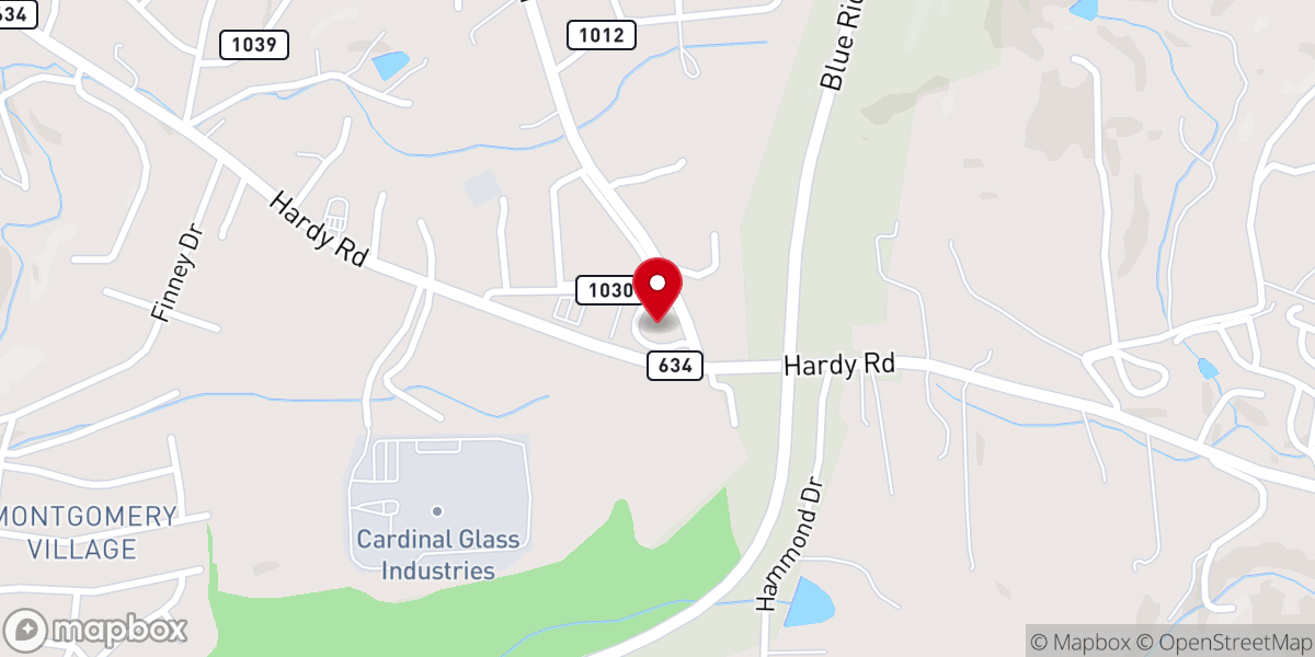 Map showing location of Evangel Child Care Ministries