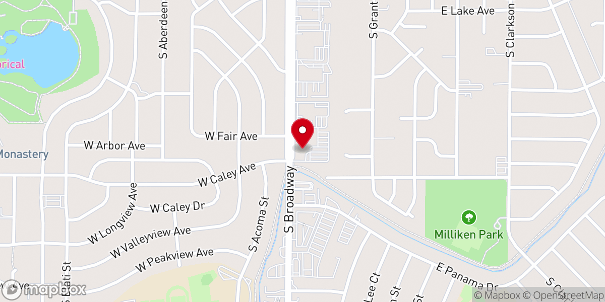 Map showing location of Bethany Evangelical Free Church