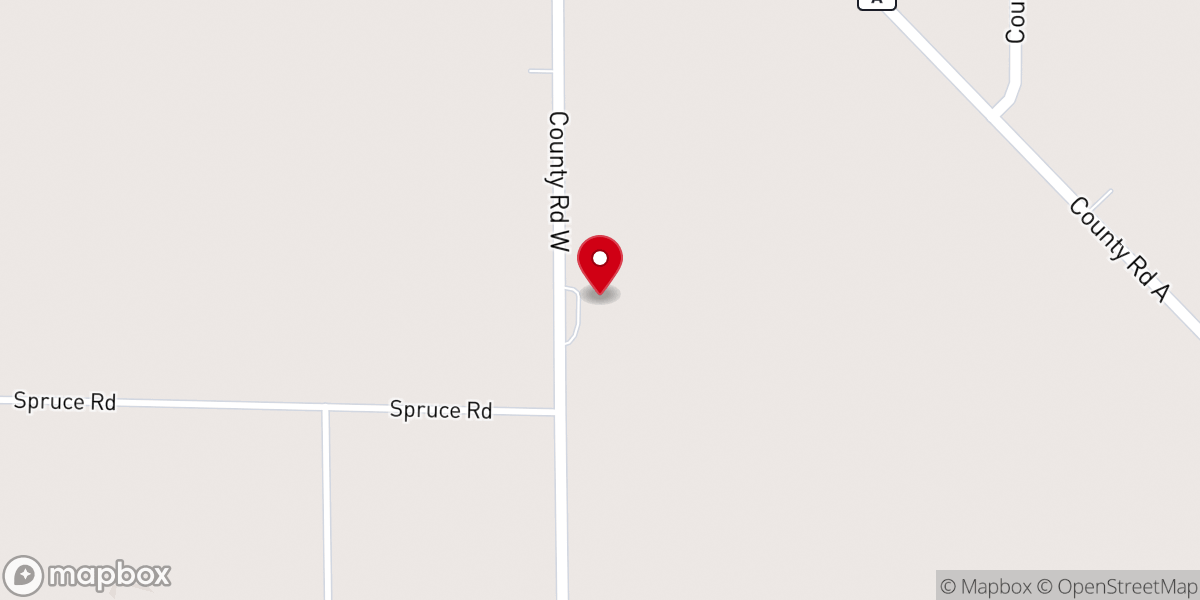 Map showing location of Harmony Baptist Church