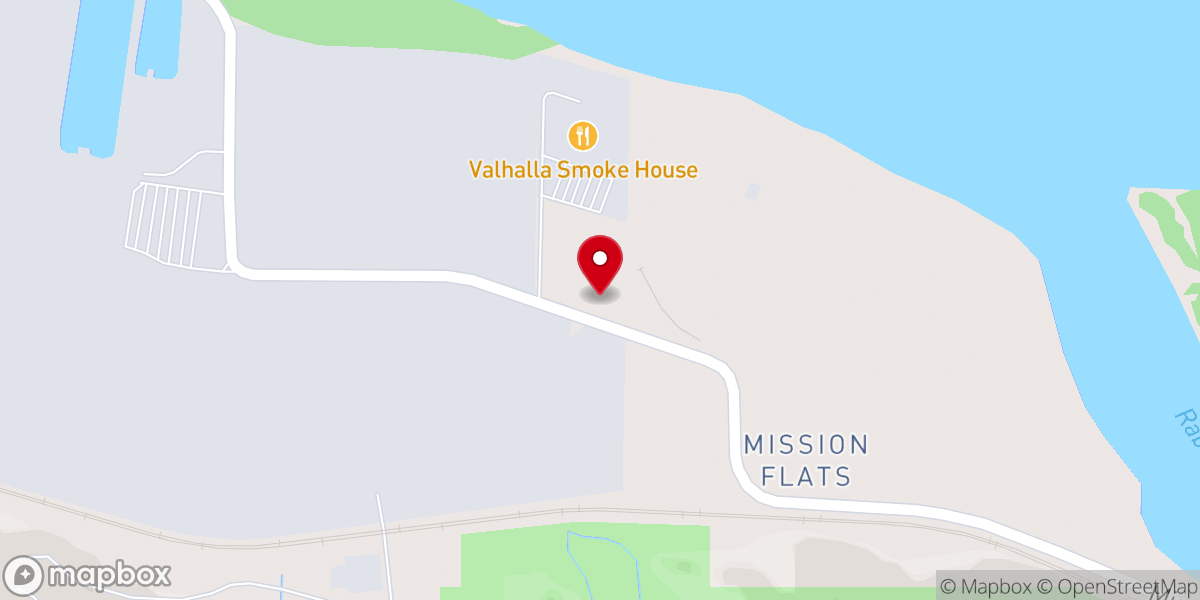 Map showing location of 1850 Mission Flats Rd #200