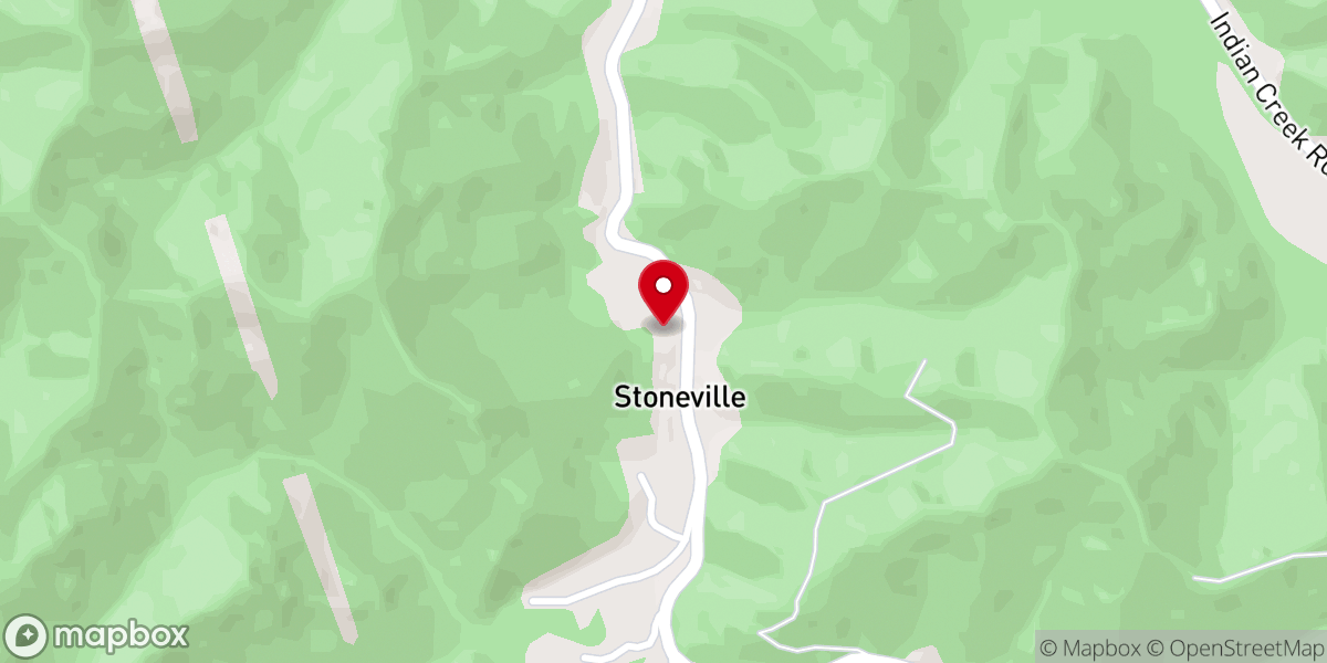 Map showing location of Briar Creek Tabernacle Church