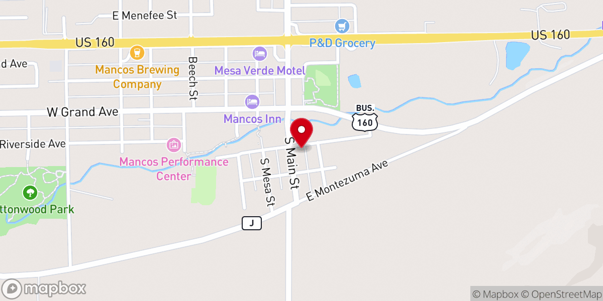 Map showing location of Santa Rita of Cascia Catholic Church