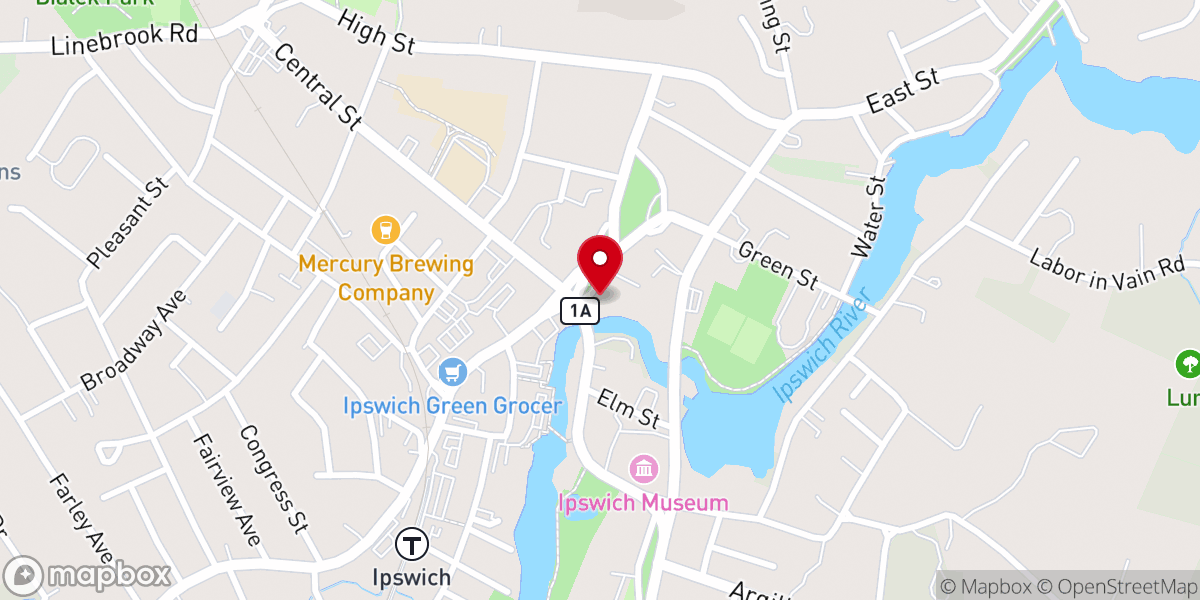 Map showing location of First Church-Christ Scientist