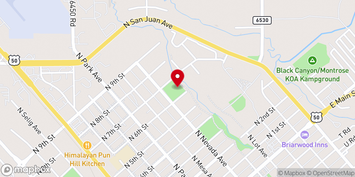 Map showing location of Spiritual Awareness Center