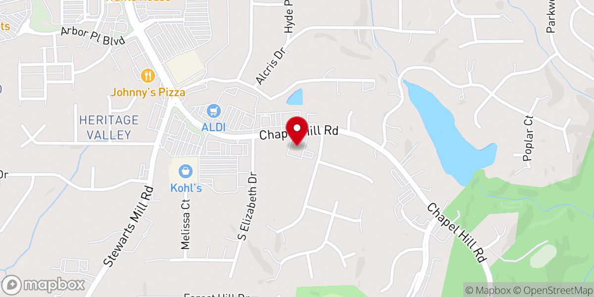 Map showing location of Latter Rain Christian Church Inc