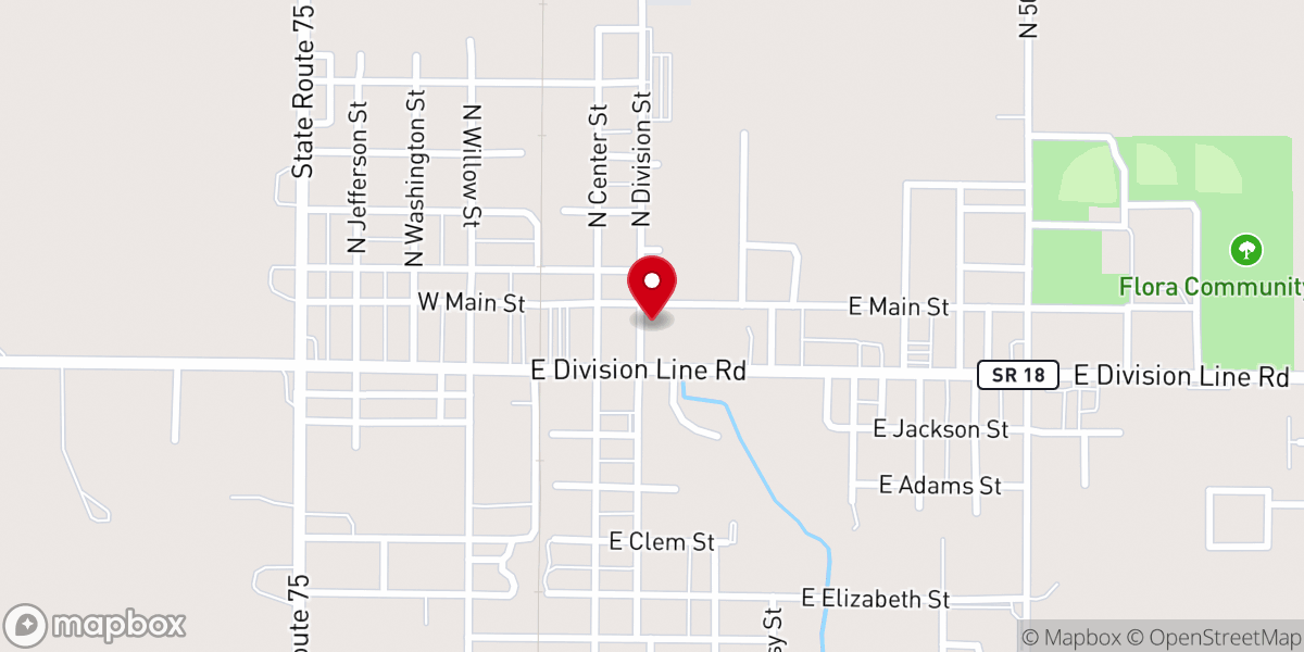 Map showing location of Fountain of Grace Church