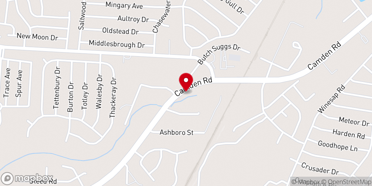 Map showing location of Temple of Faith Church