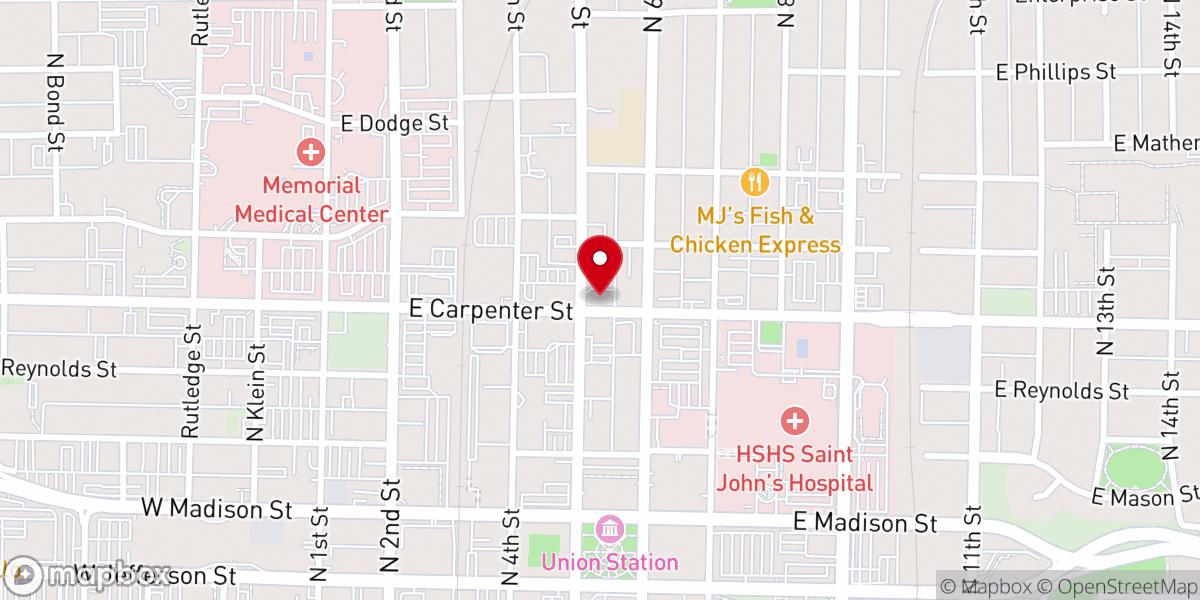 Map showing location of Kumler United Methodist Church