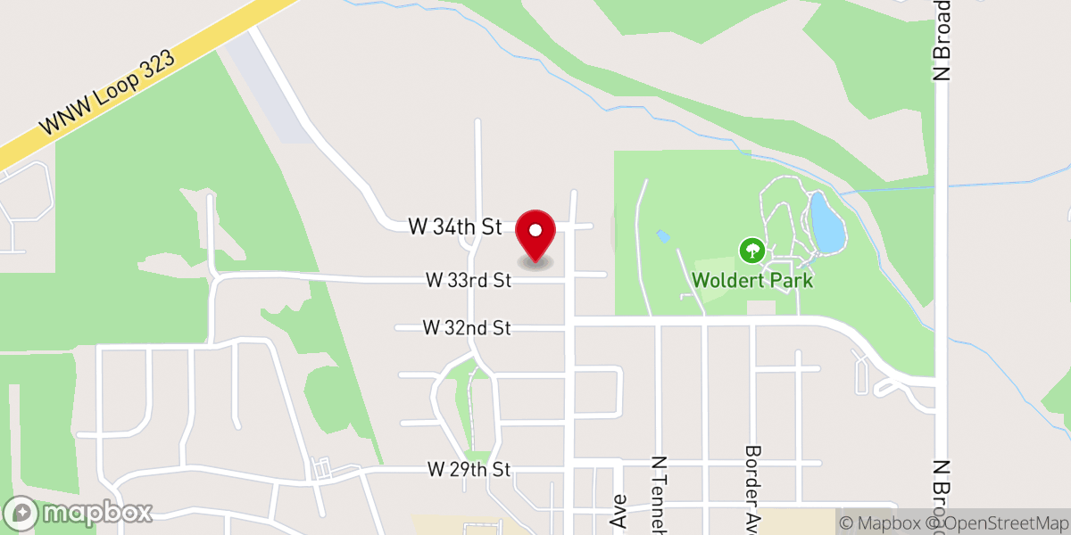 Map showing location of Greater Love Temple Family Worship Center