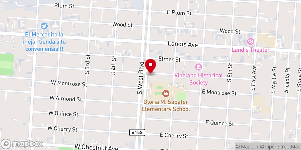 Map showing location of First Christian Missionary Church