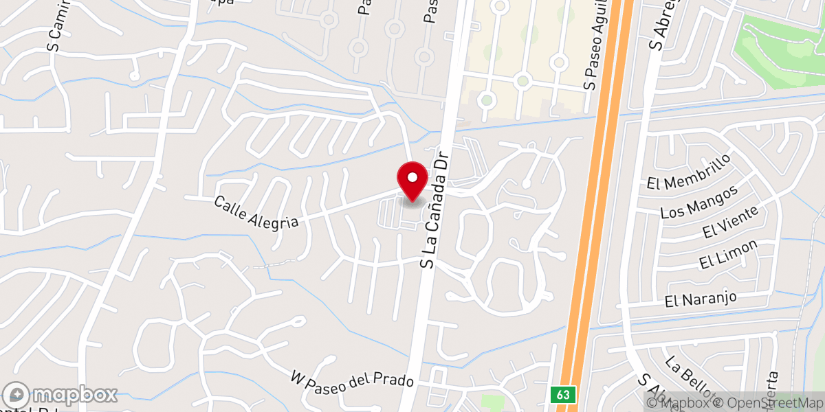 Map showing location of Saint Francis in the Valley Episcopal Church