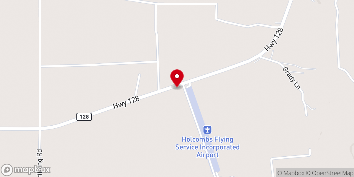 Map showing location of Old Macedonia Baptist Church
