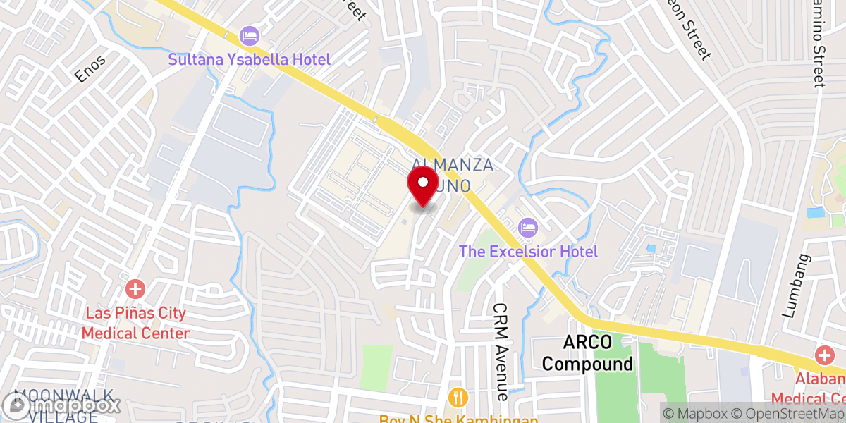 Map showing location of San Isidro Labrador Parish