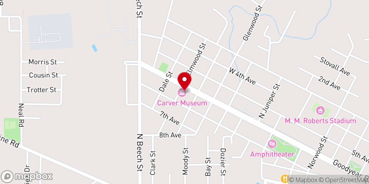 Map showing location of St Paul's Episcopal Church