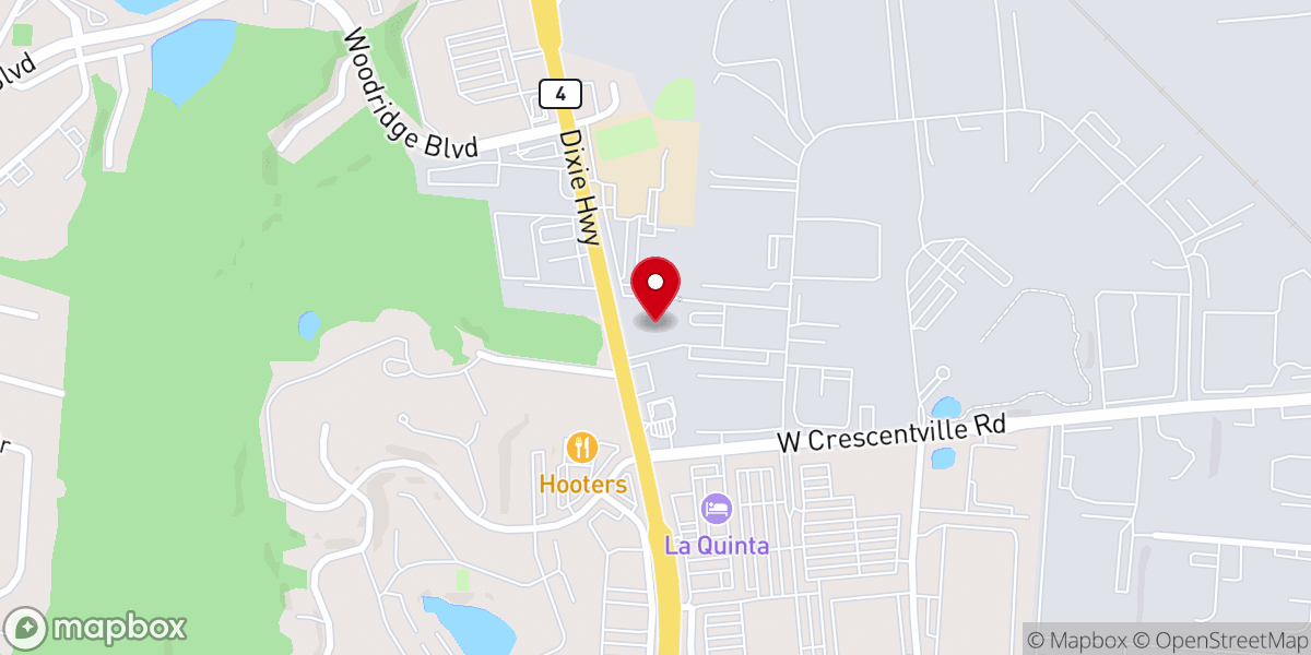 Map showing location of New Heights Church