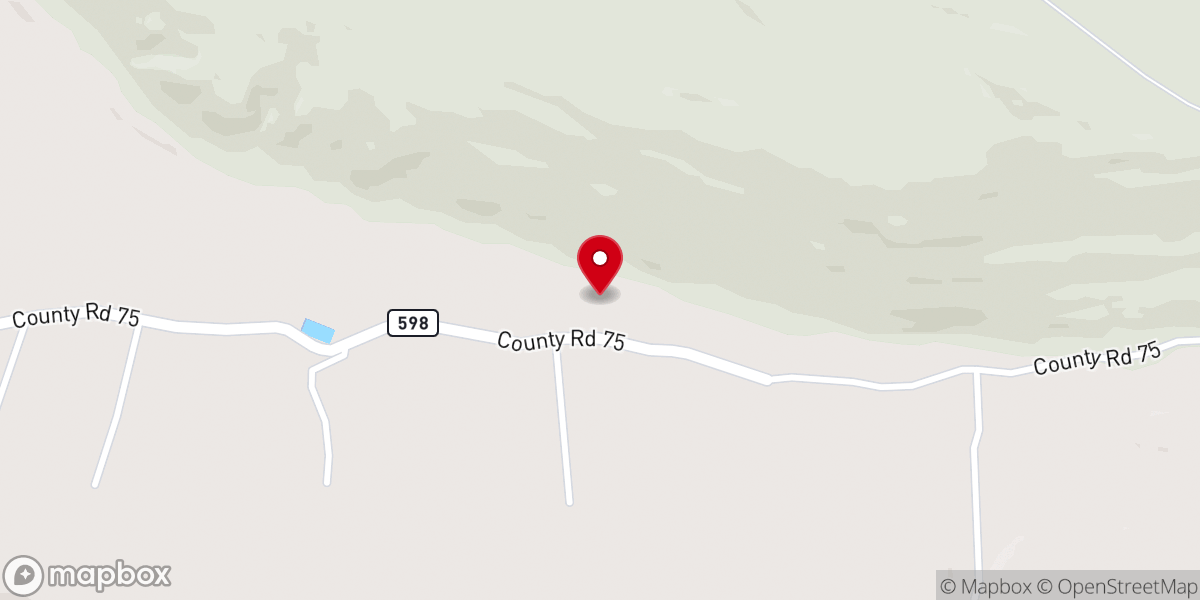 Map showing location of Truchas Baptist Church