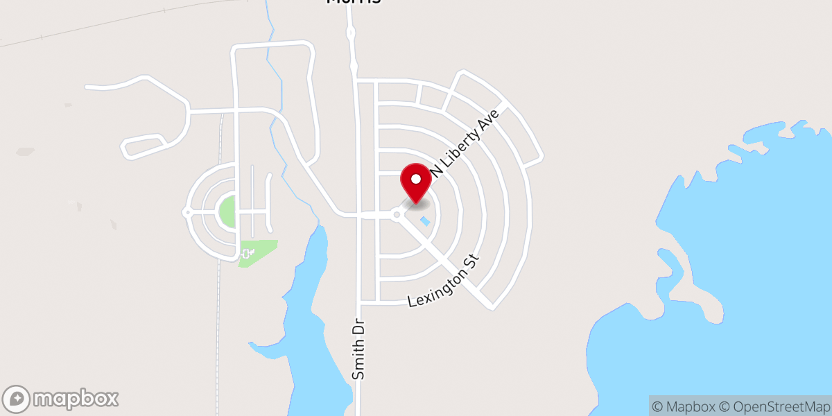 Map showing location of Barksdale Family Housing Community Center