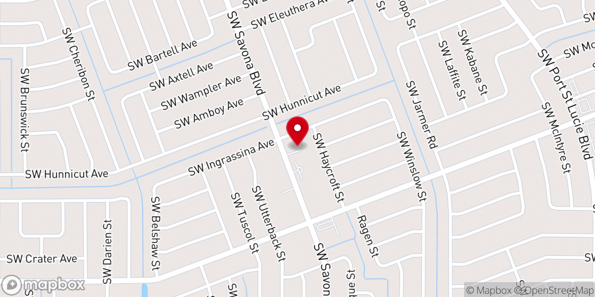 Map showing location of New Apostolic Church