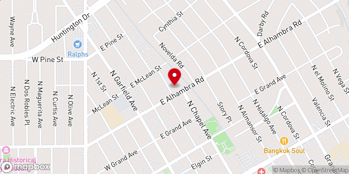 Map showing location of Carmel of St Teresa retreats