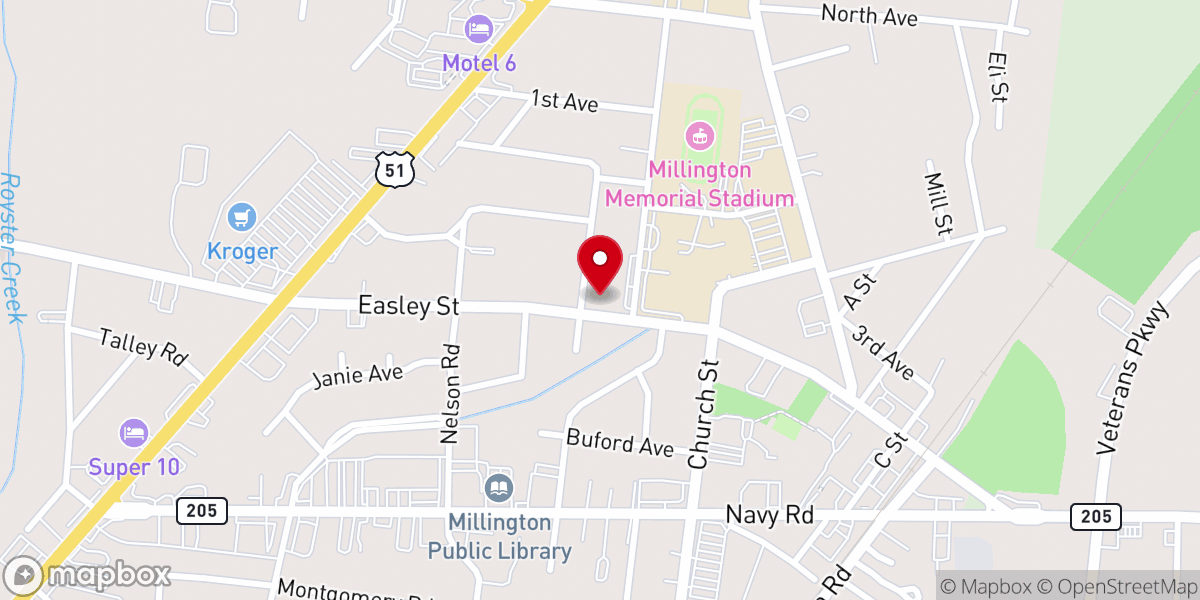 Map showing location of Saint Williams Catholic Church