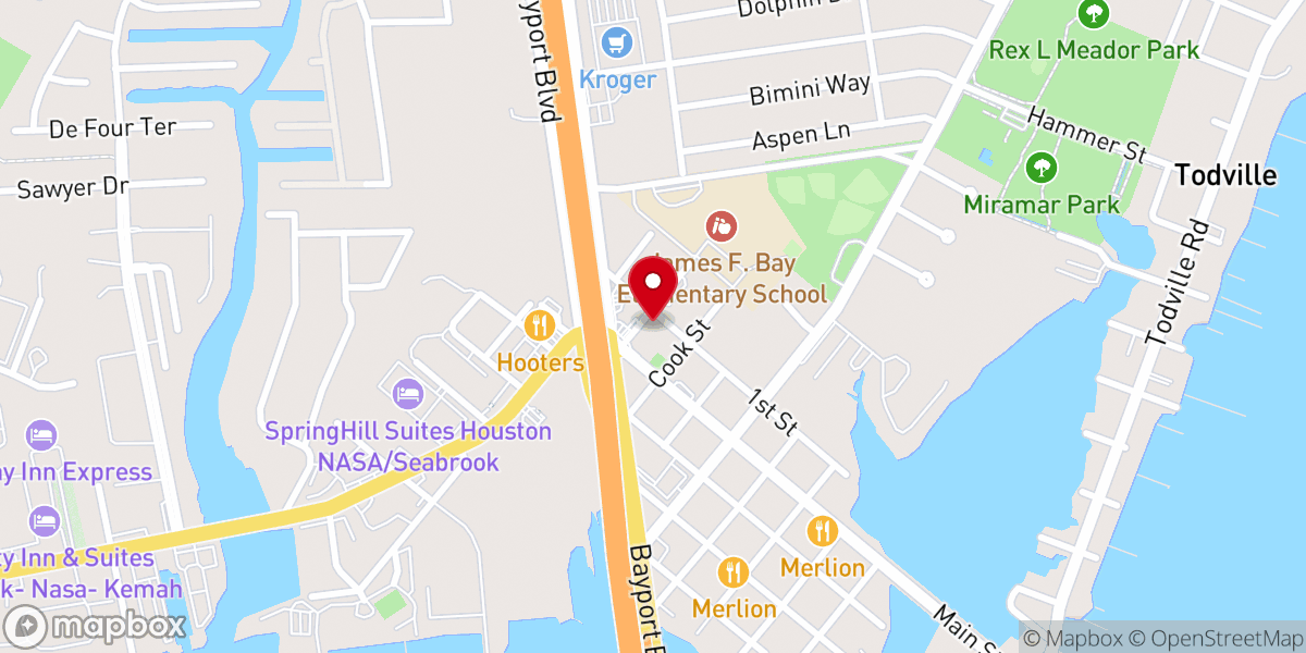 Map showing location of Seabrook Community House
