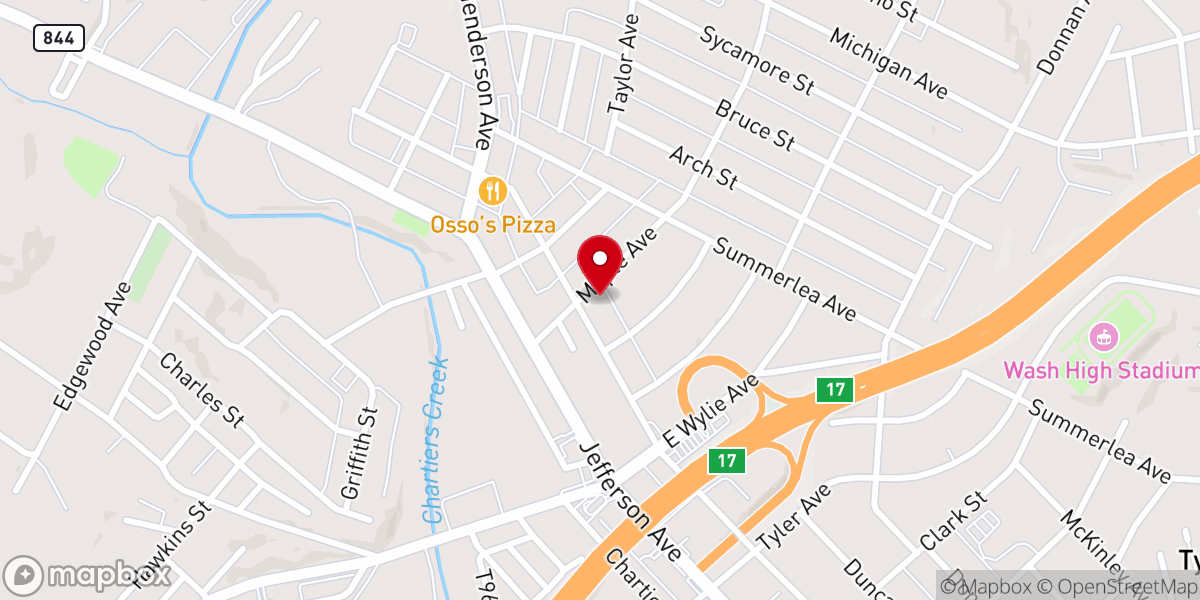 Map showing location of Good News Fellowship